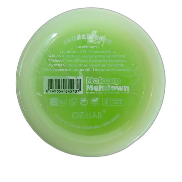 Makeup Meltdown Hydrating Cleansing Balm Makeup Remover by Oz Lab .5g / 1.76 oz - Picture 6 of 6
